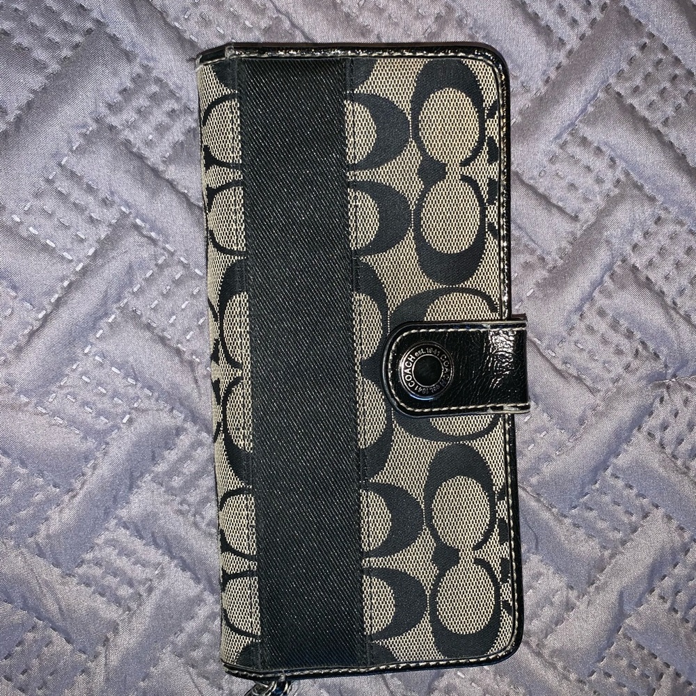 Black Coach wallet